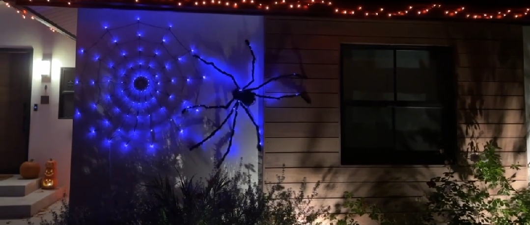 SpiderWeb Lights for Halloween