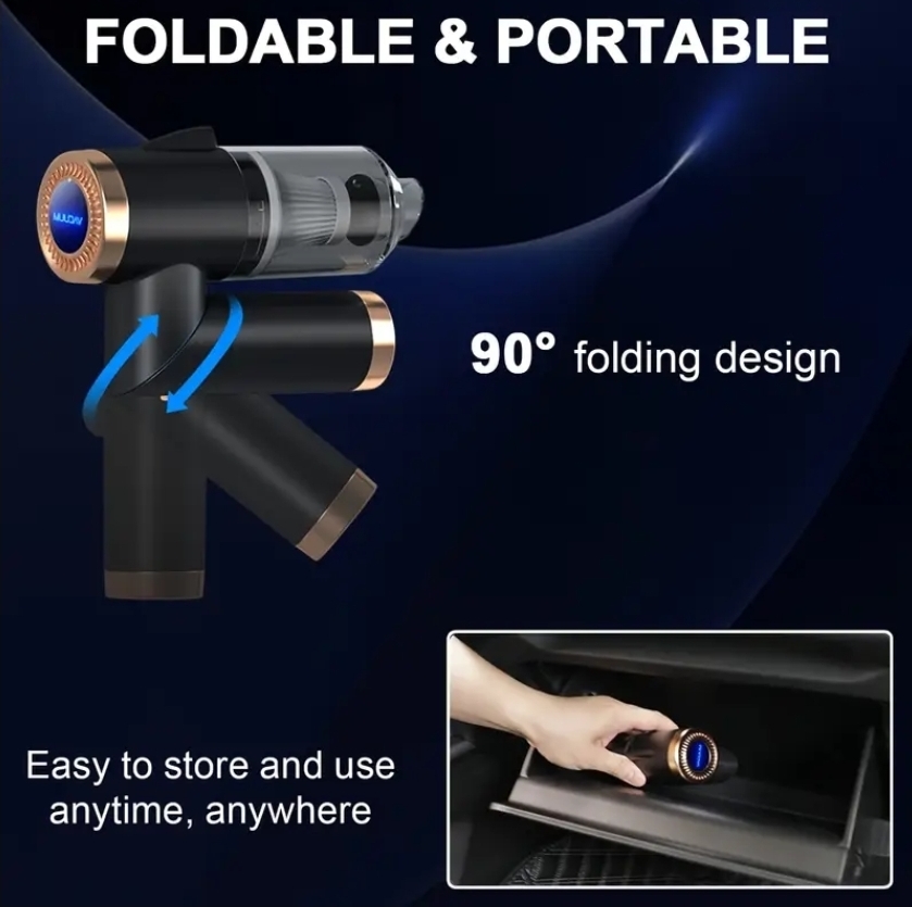 4 in 1 Cordless Handheld Vacuum (USB Rechargeable)