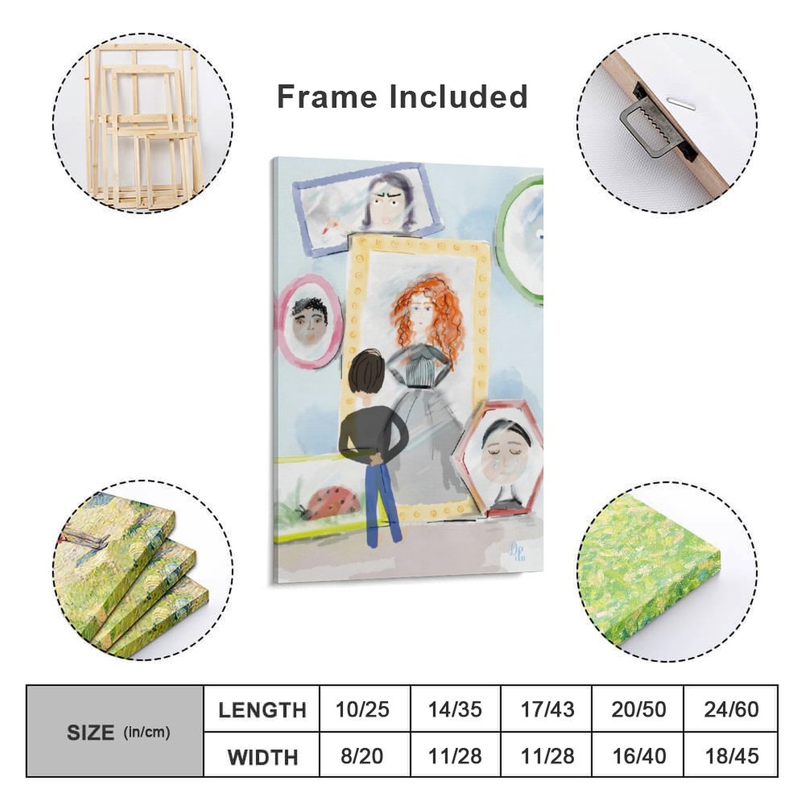 Holographic Reality Canvas Print 17"x11"