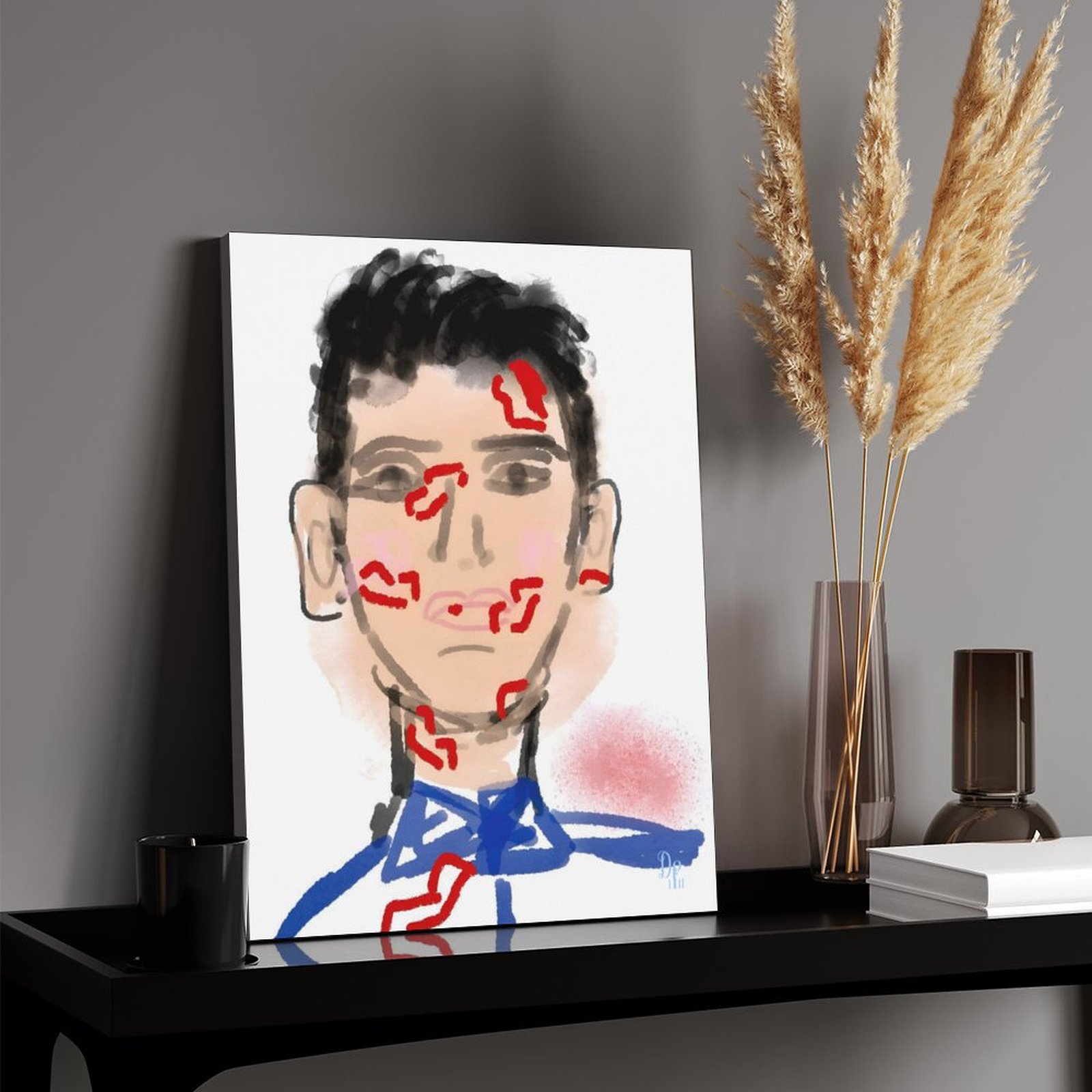 Kisses Canvas Print 10"x8"