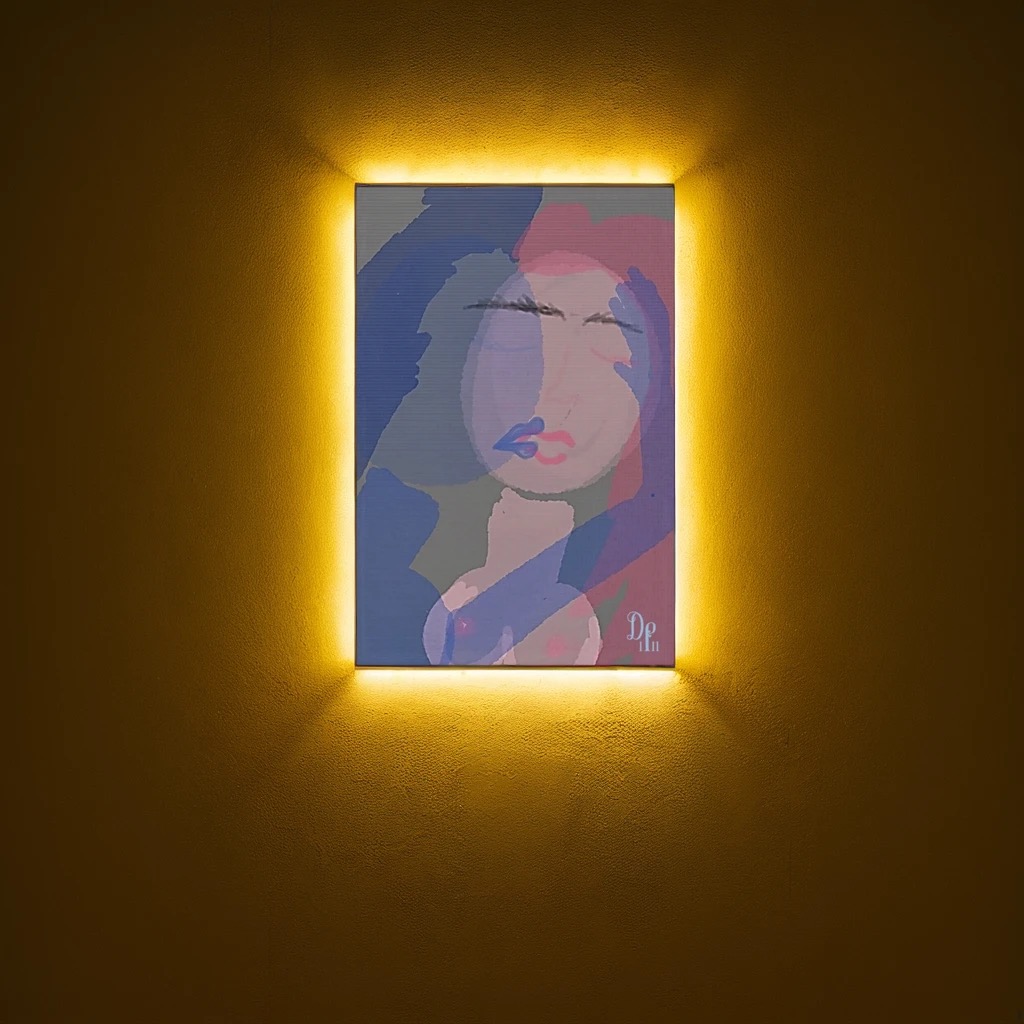 Telepathy Canvas Print 17"x11"