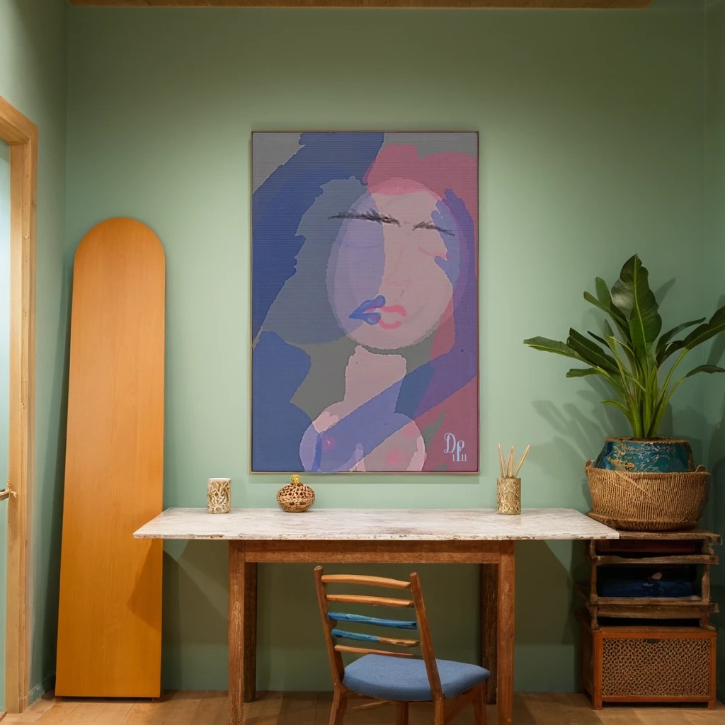 Telepathy Canvas Print 17"x11"