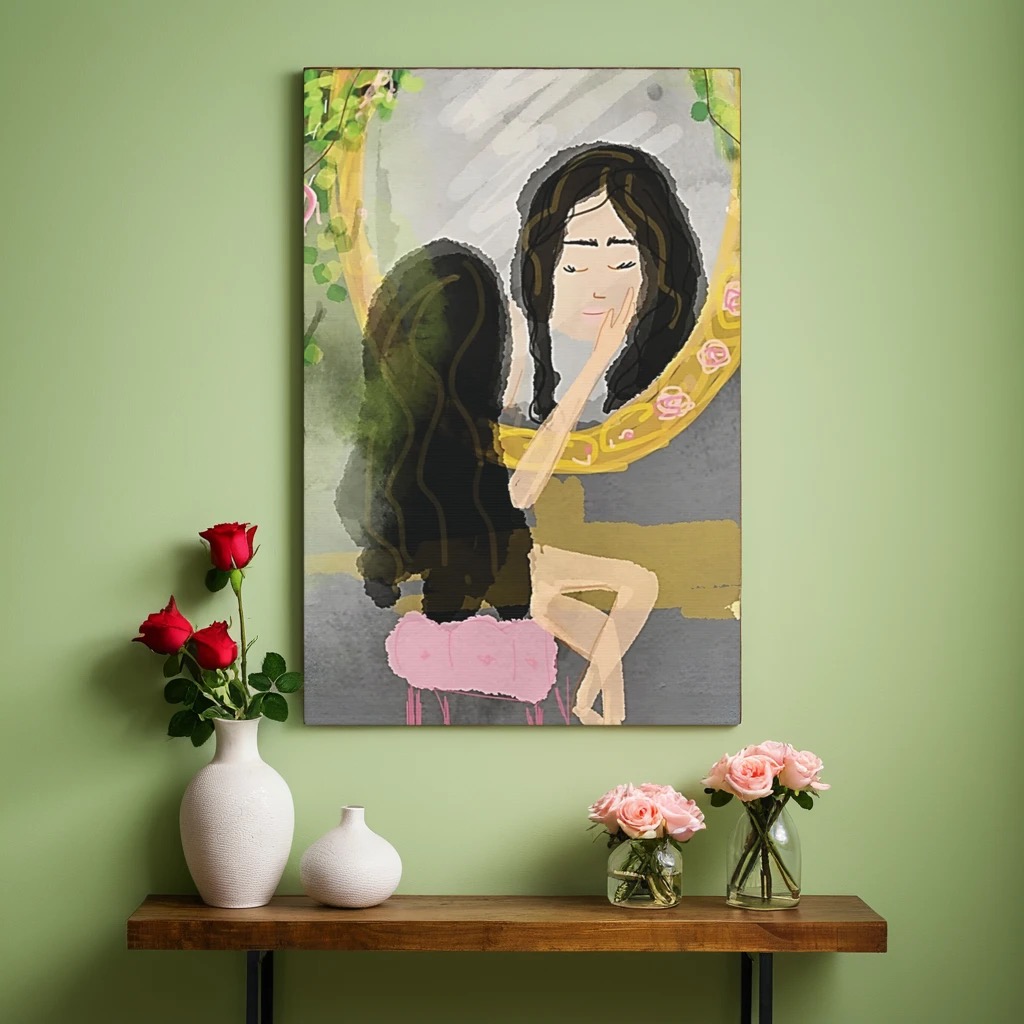 Self Love Canvas Print 17"x11"
