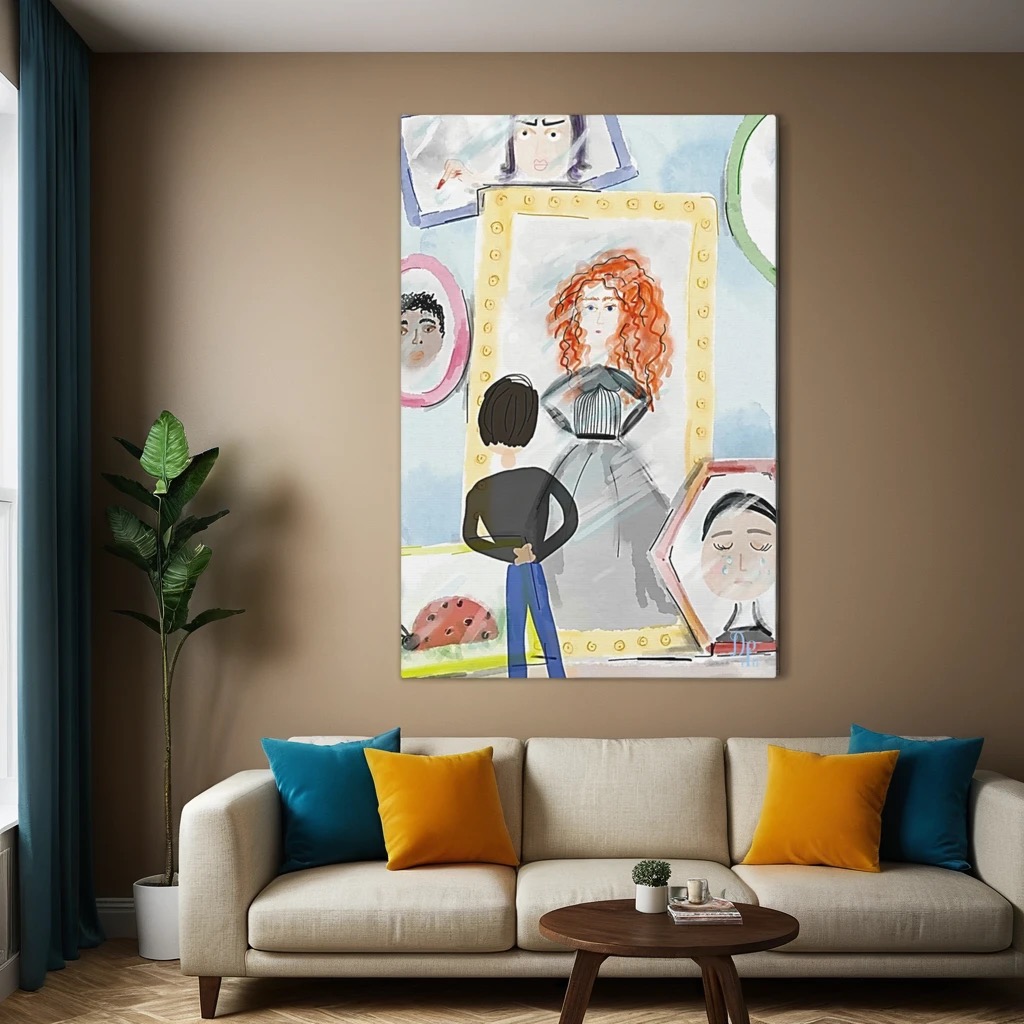 Holographic Reality Canvas Print 17"x11"
