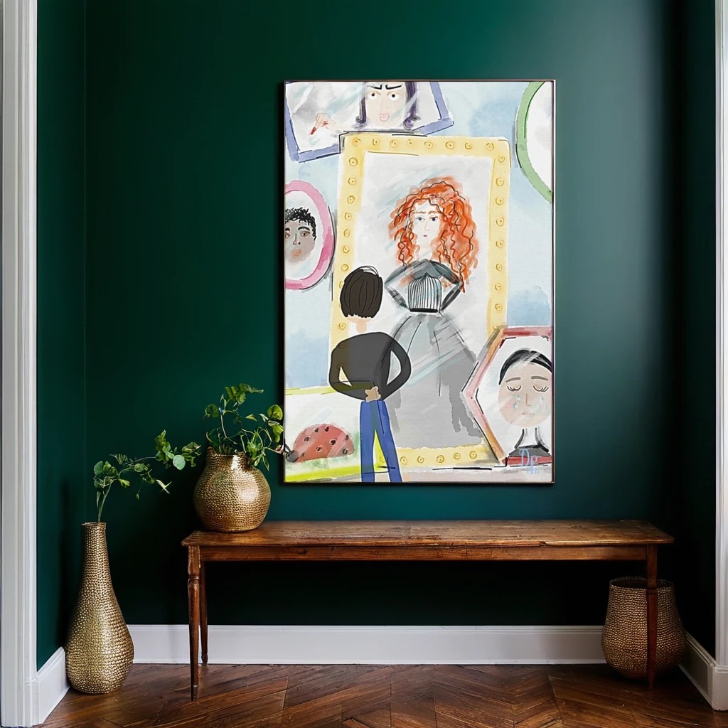 Holographic Reality Canvas Print 17"x11"