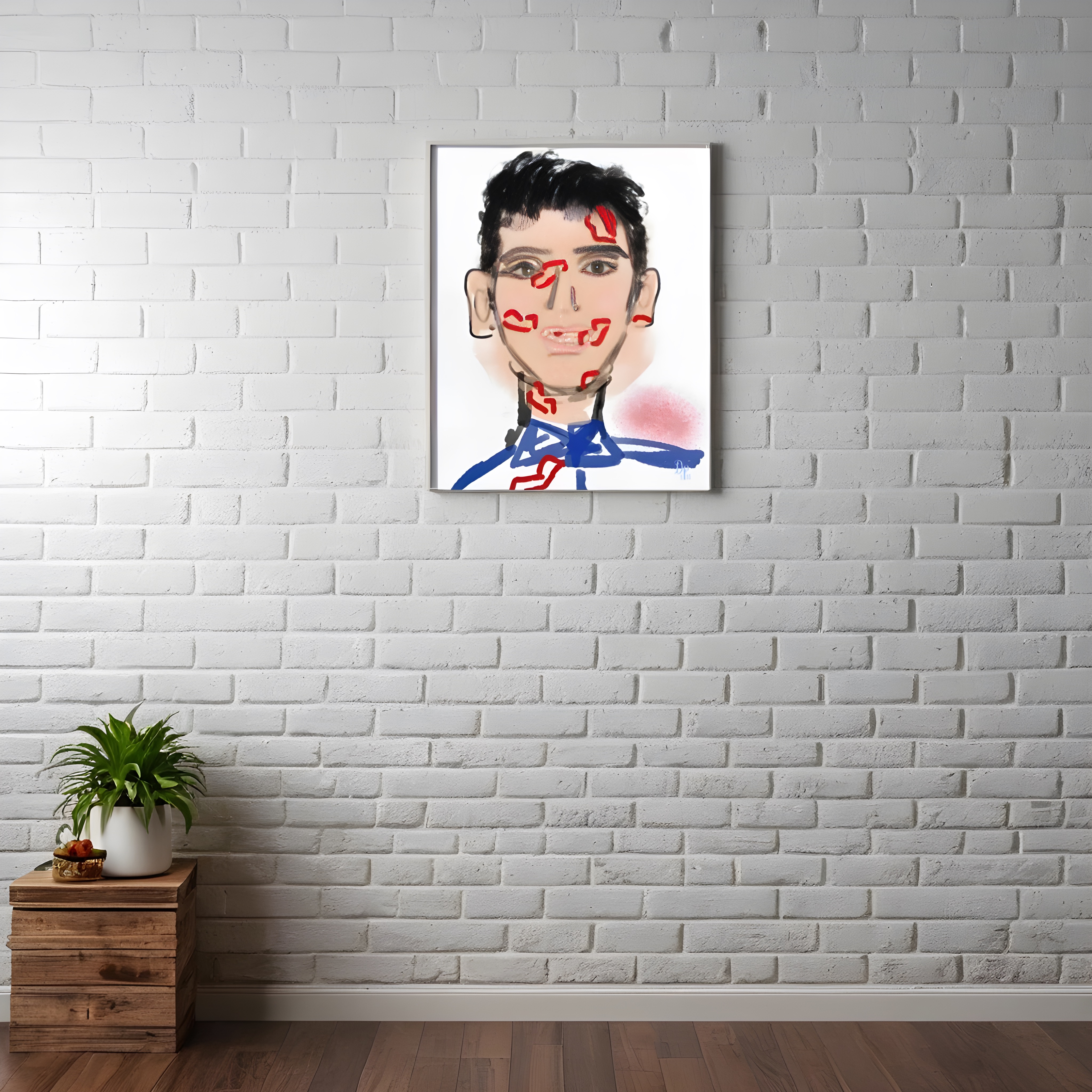 Kisses Canvas Print 10"x8"