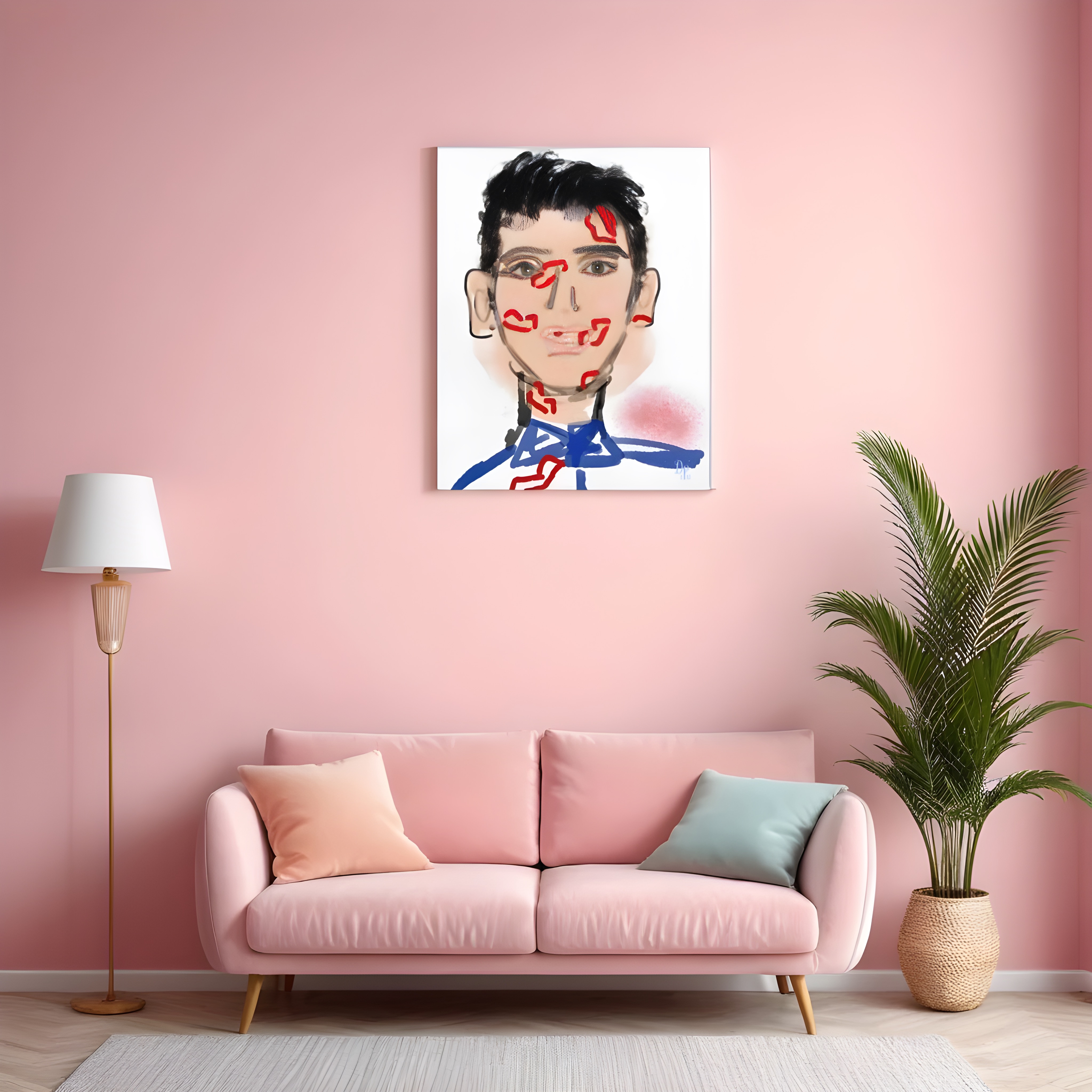 Kisses Canvas Print 10"x8"
