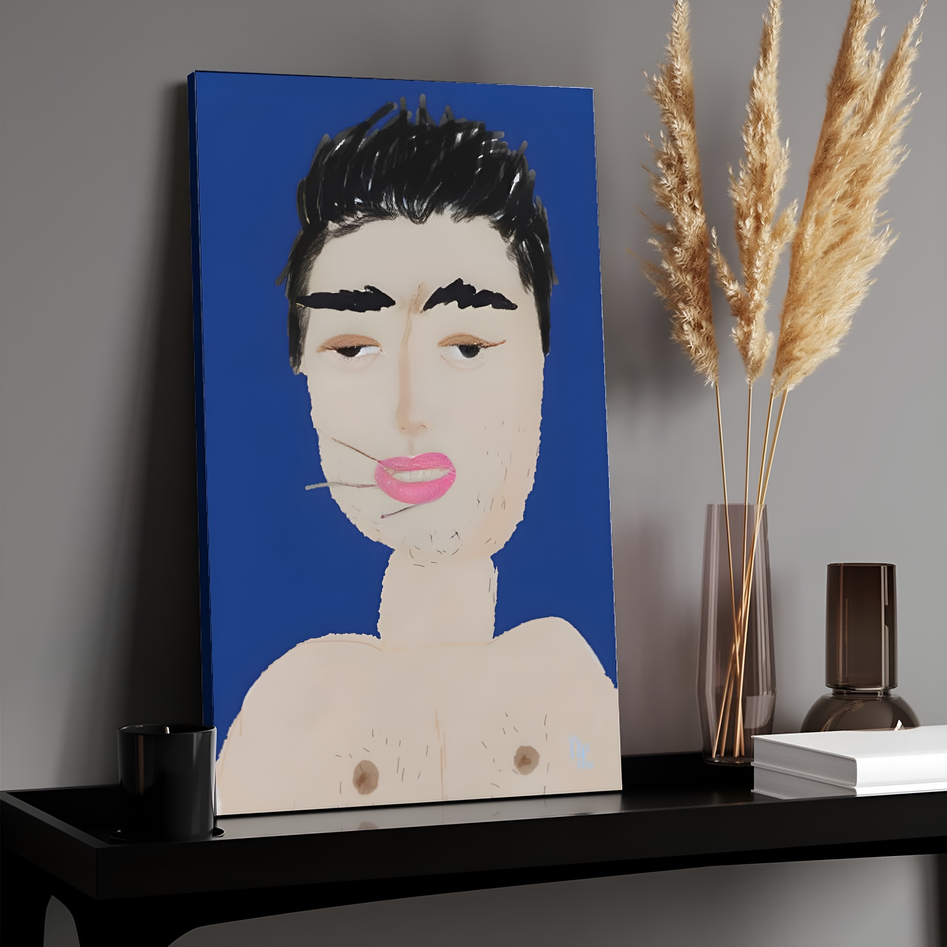 Sigh Canvas Print 17"x11"