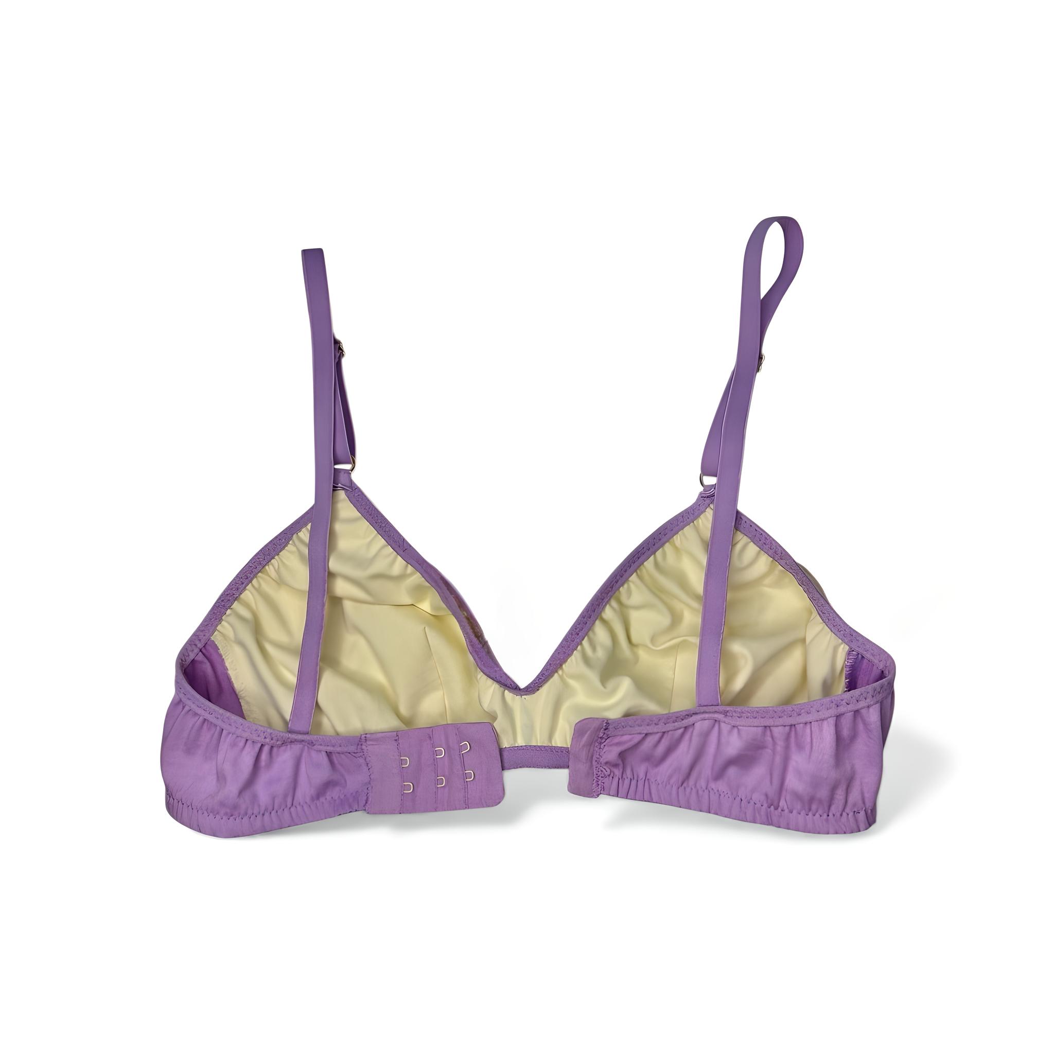 Mauve Fendi Silk Brassiere