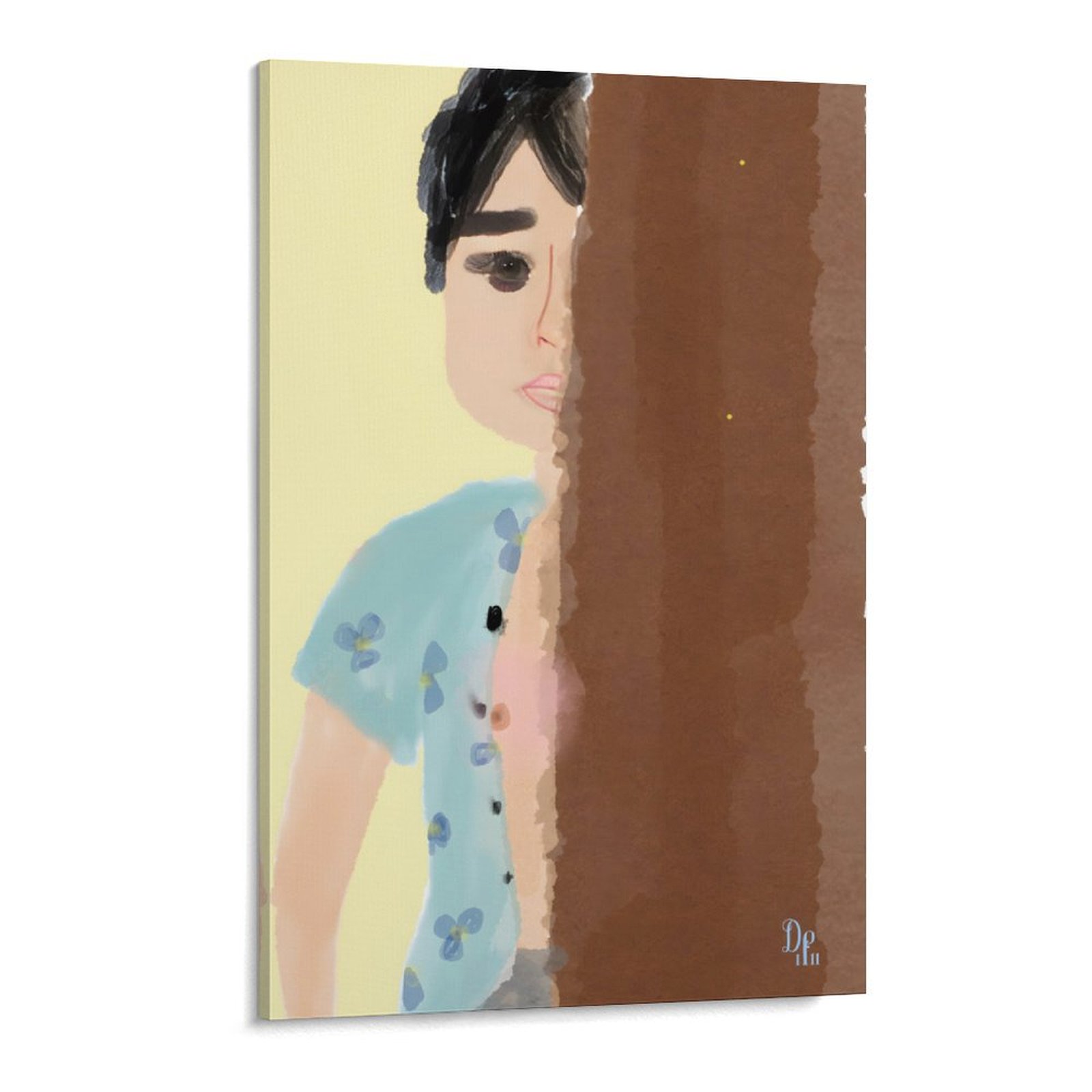 Shy Canvas Print 17"x11"