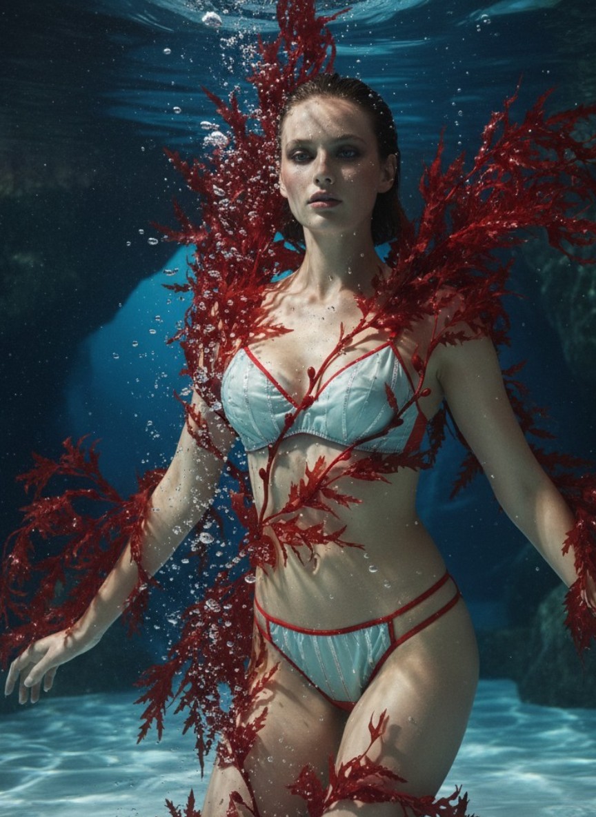 Red Seaweed Brassiere