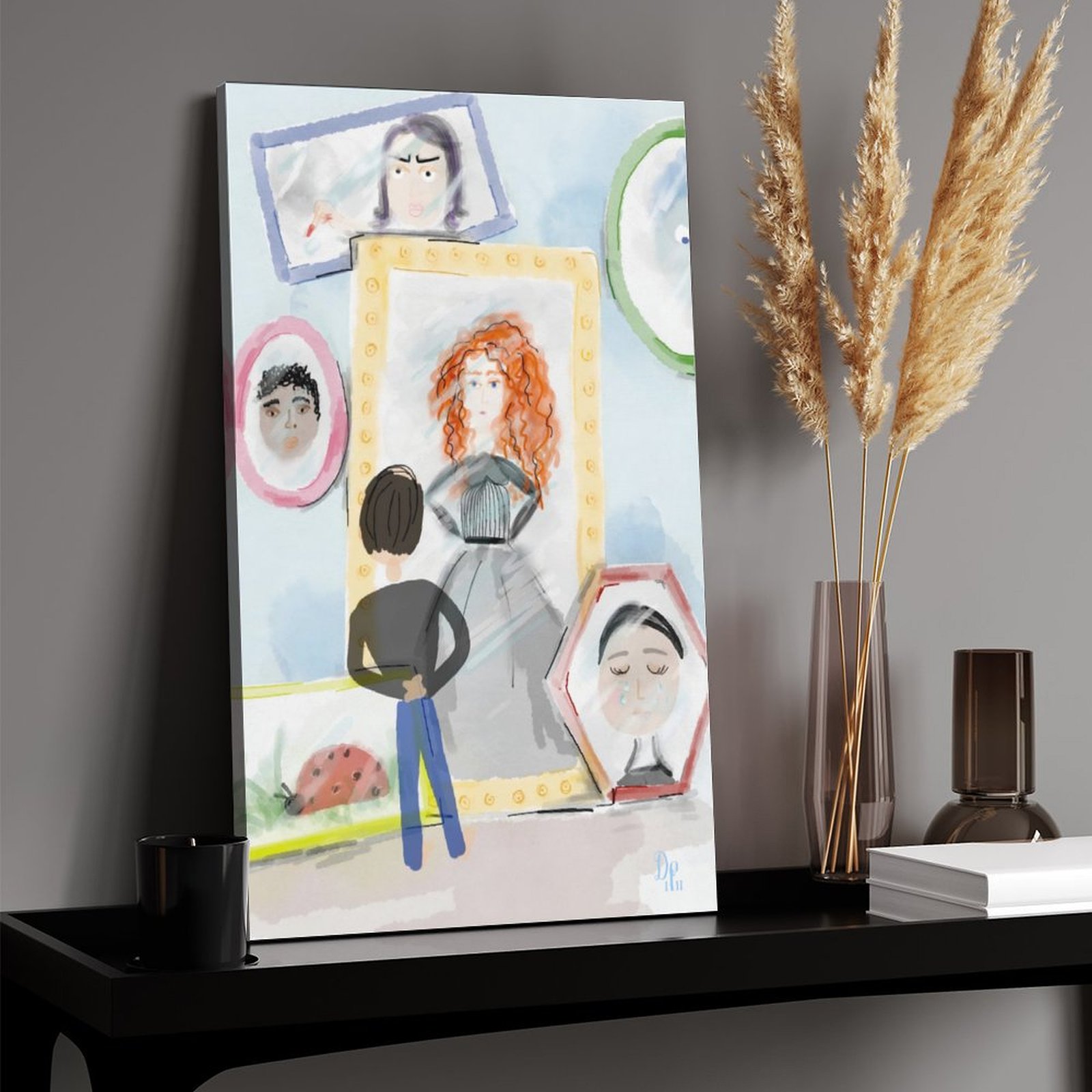 Holographic Reality Canvas Print 17"x11"