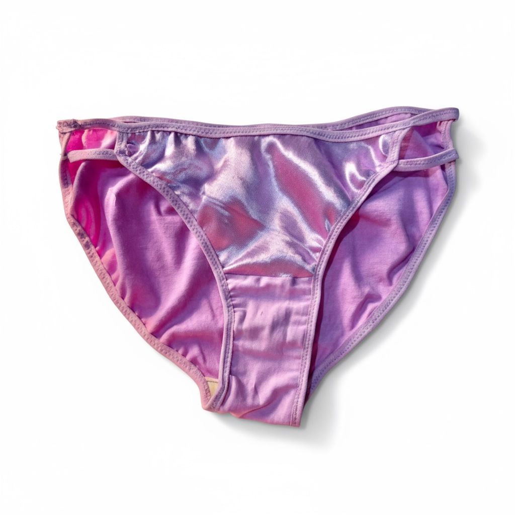 Mauve Fendi Silk Brief