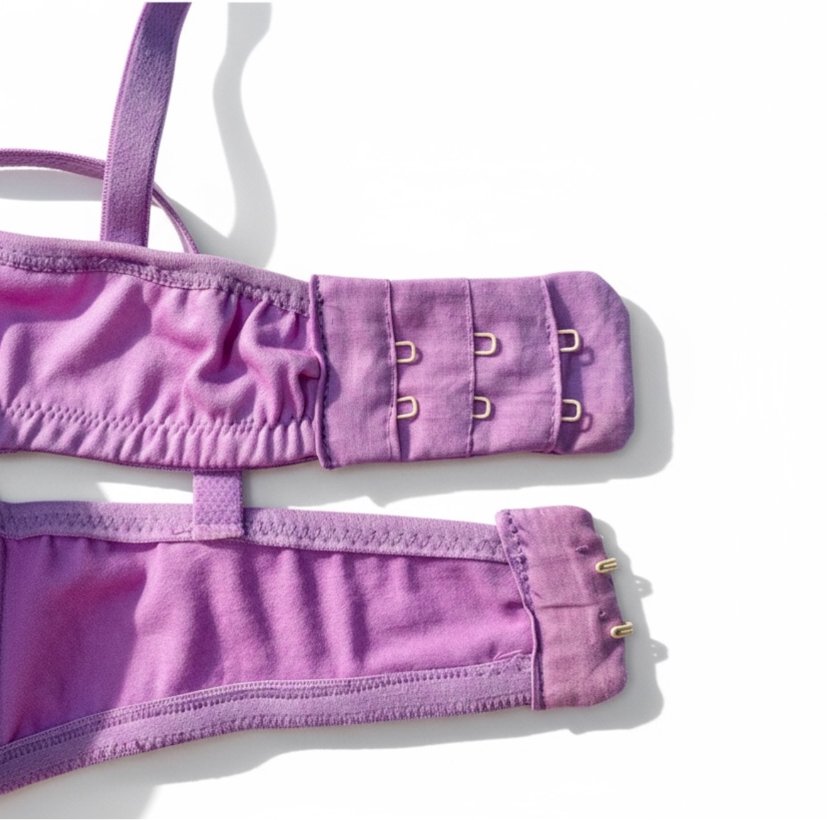 Mauve Fendi Silk Brassiere