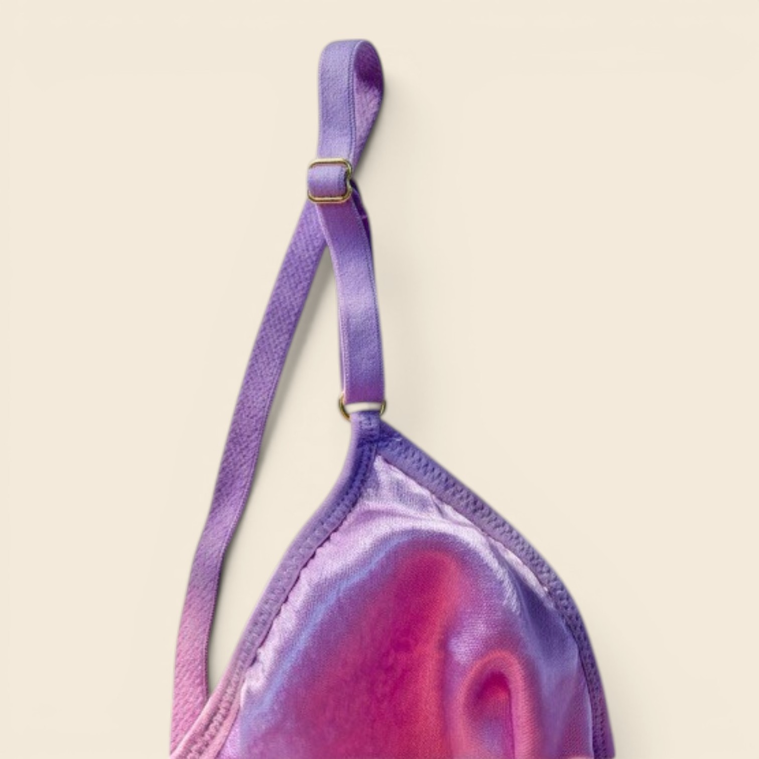 Mauve Fendi Silk Brassiere