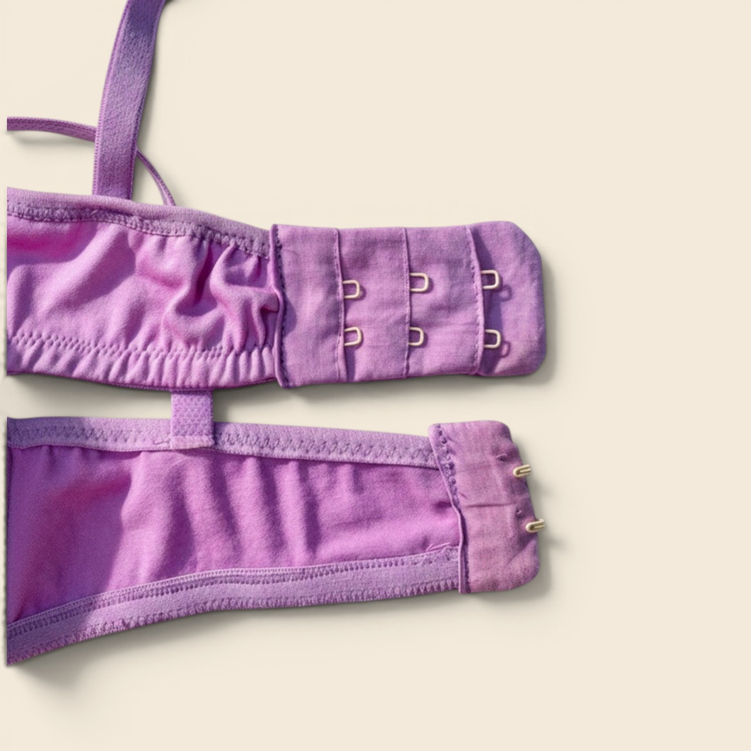 Mauve Fendi Silk Brassiere