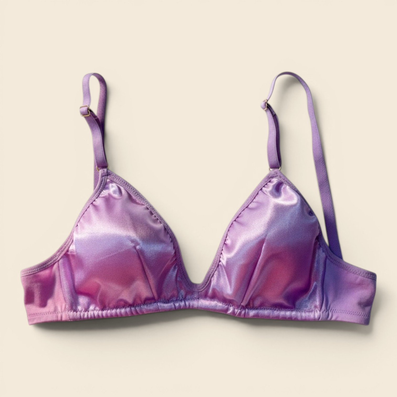 Mauve Fendi Silk Brassiere