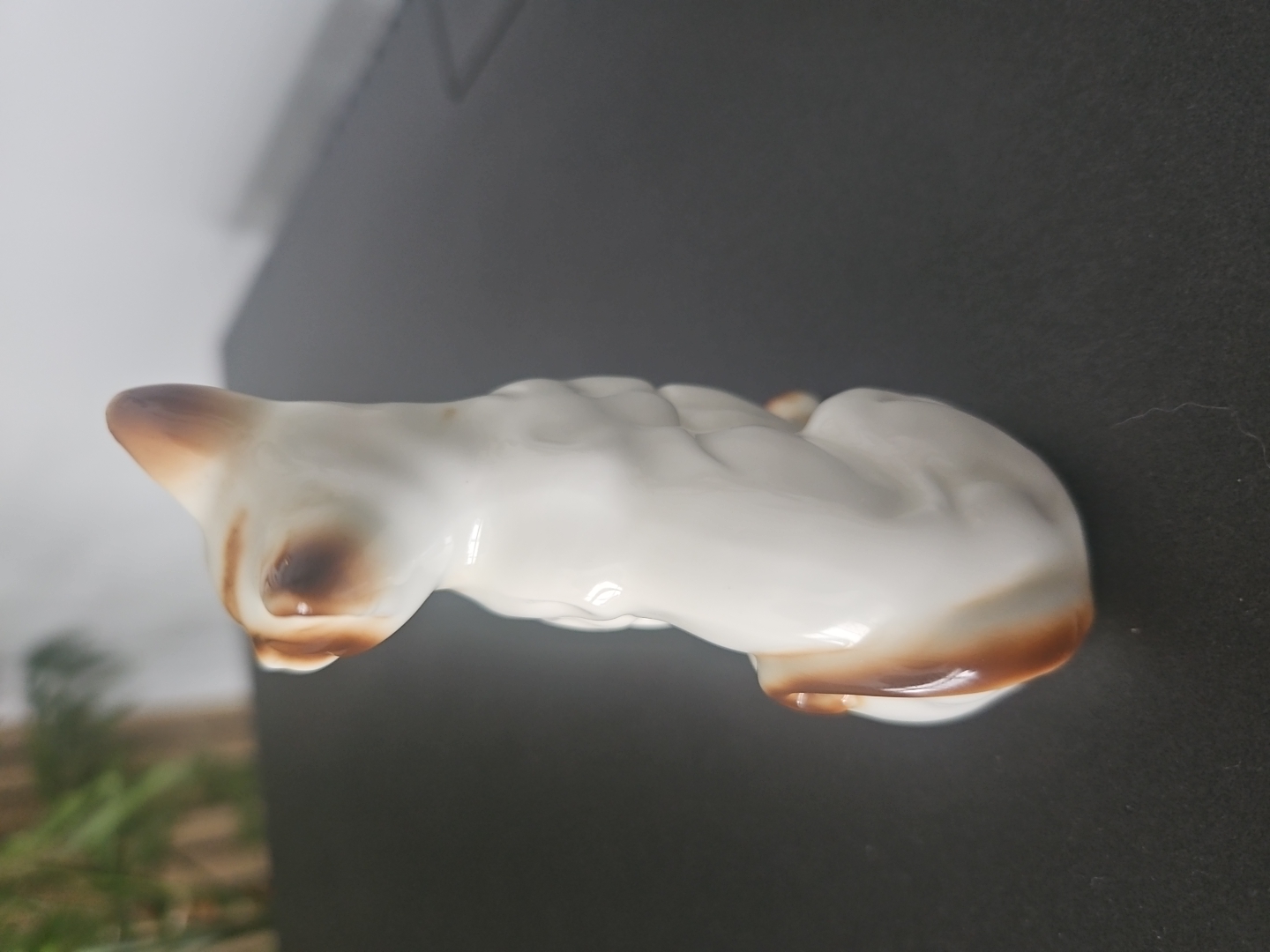 Vintage Porcelain Cat Figure