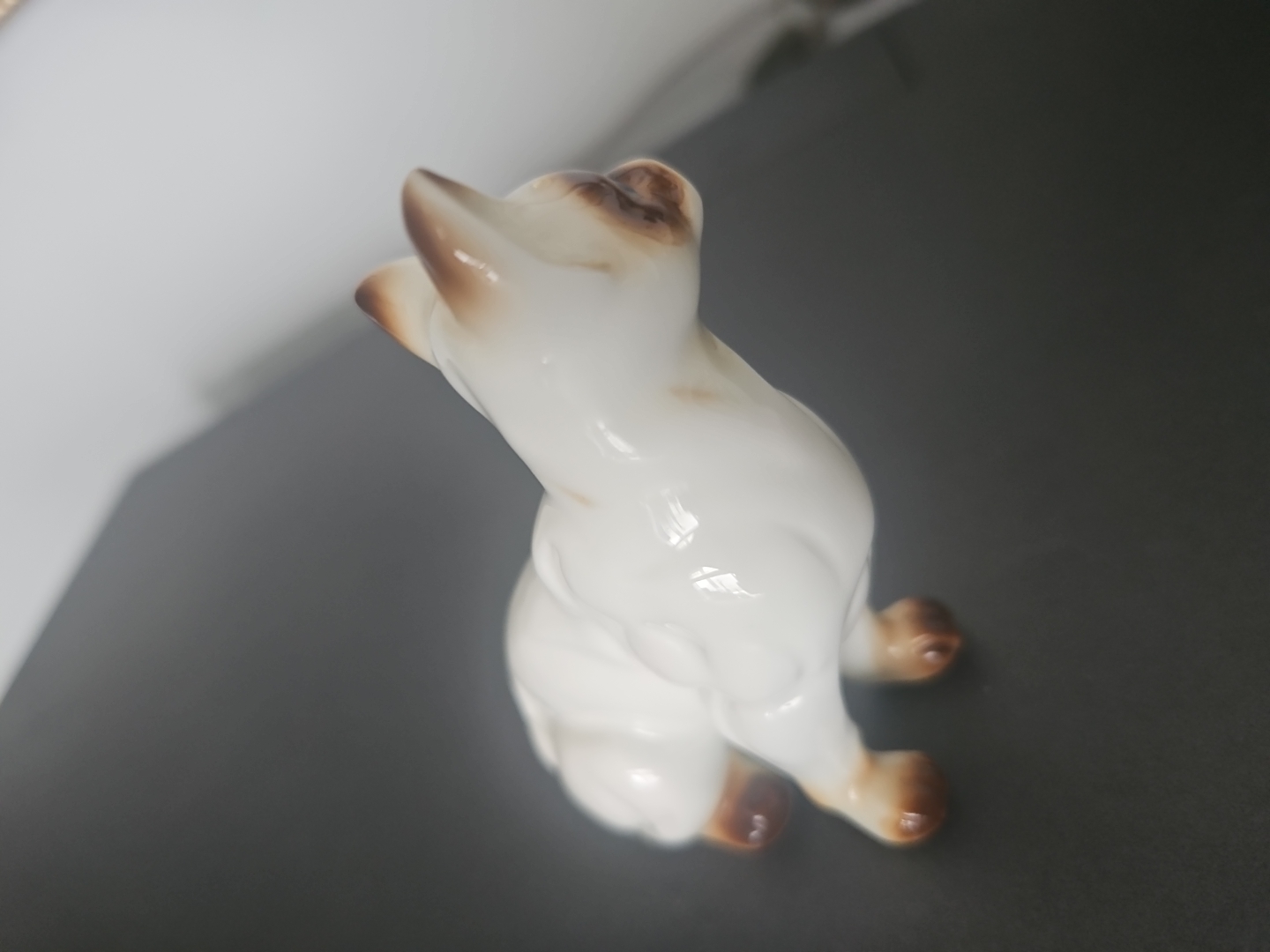 Vintage Porcelain Cat Figure