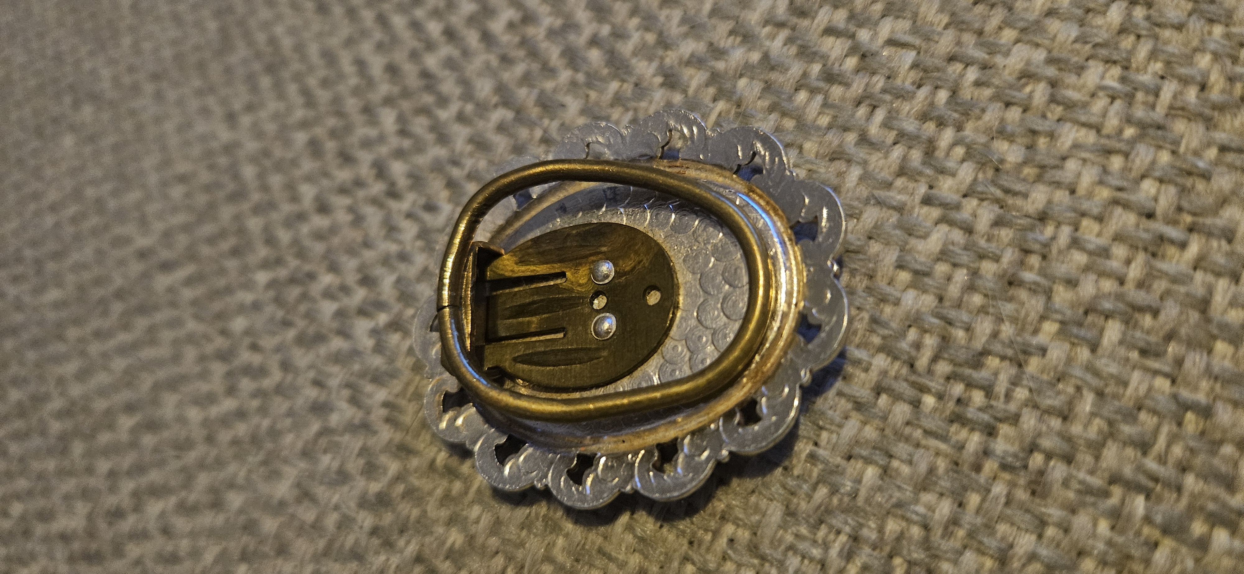 Vintage Bird Scarf Ring