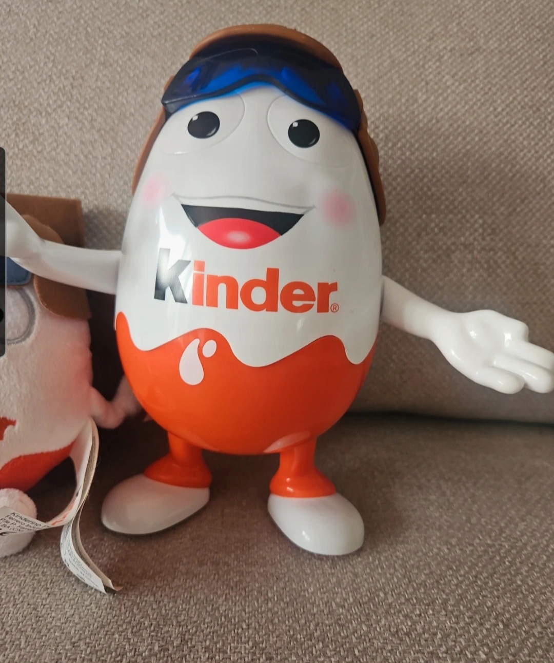 Kinder Egg promotional plush and storage egg