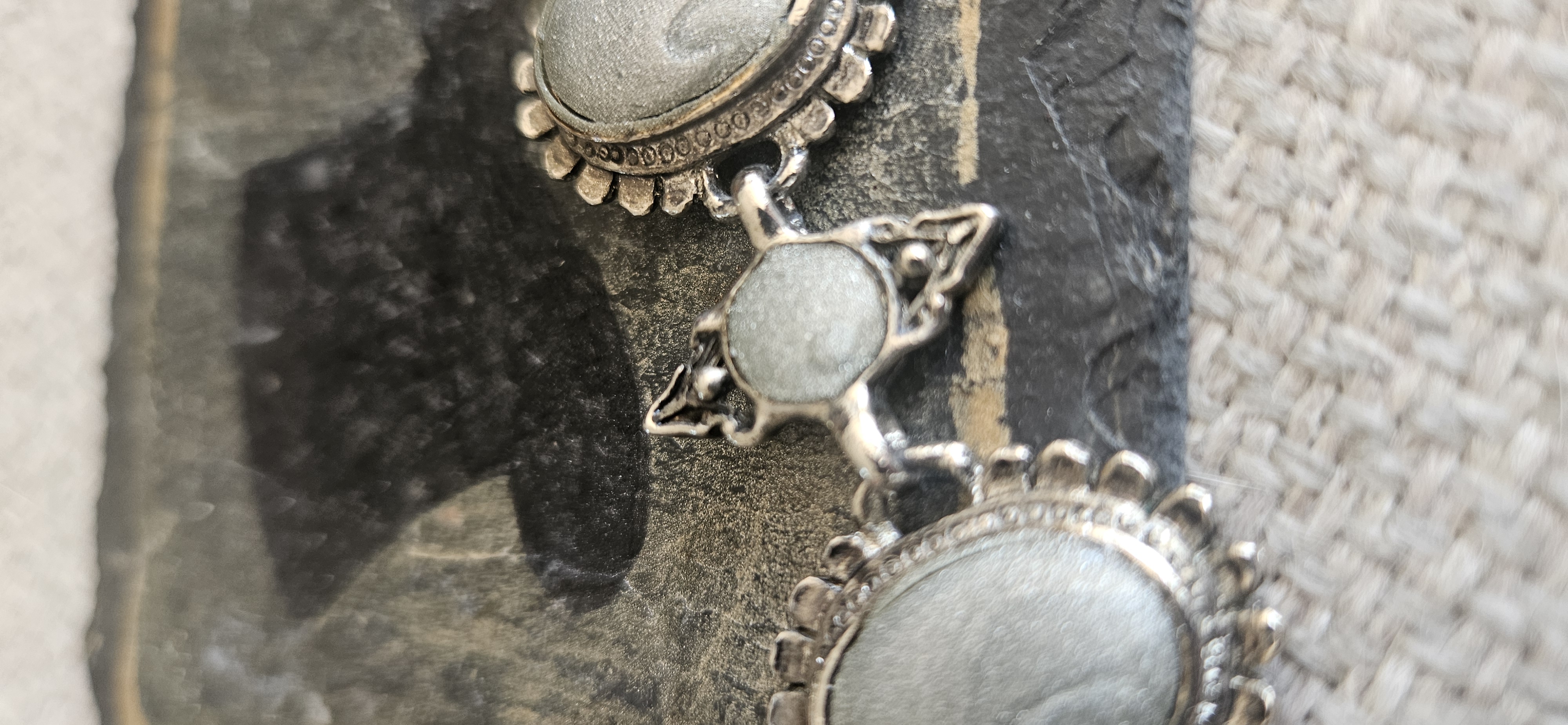 Victorian cabauchin bracelet