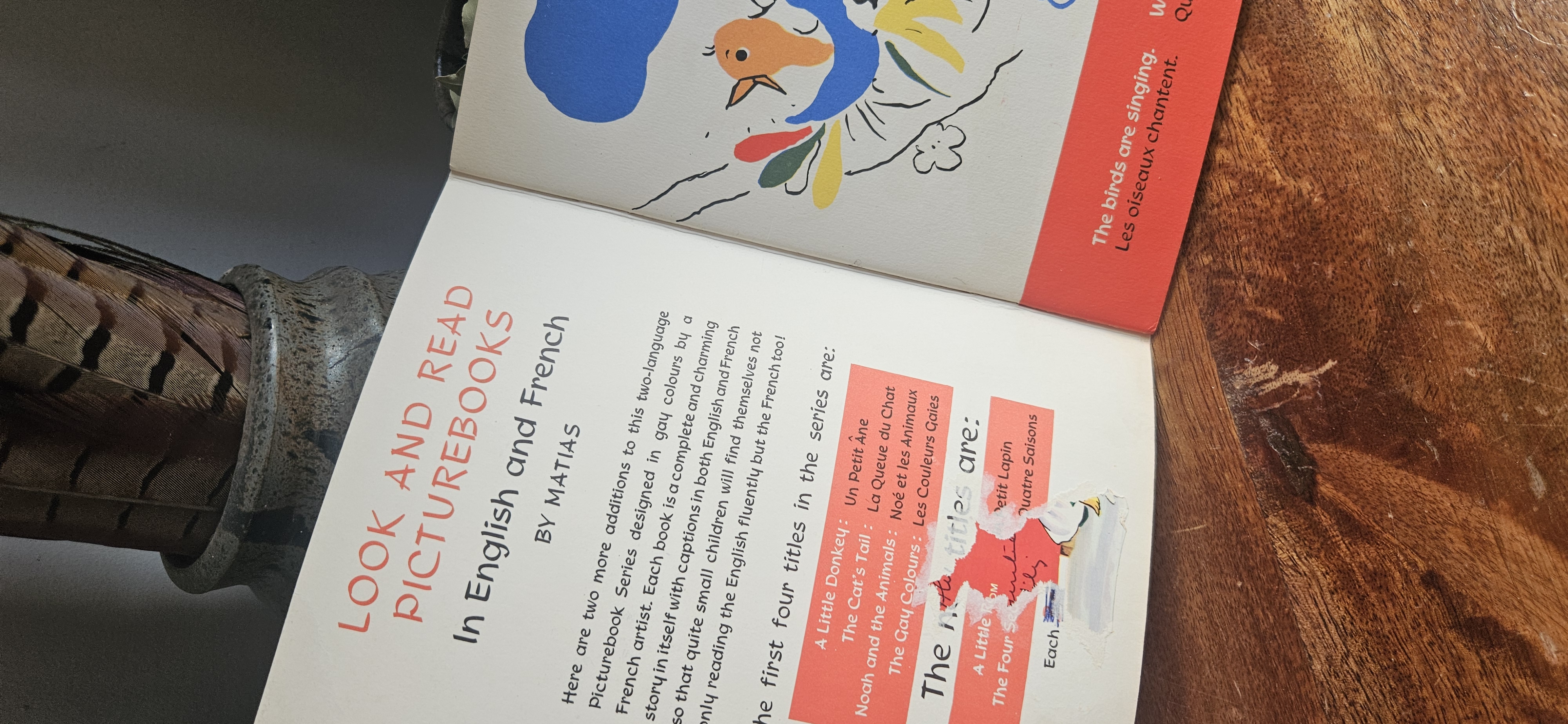 The Four Seasons - Les  Quatre Saisons Children's Book 1961