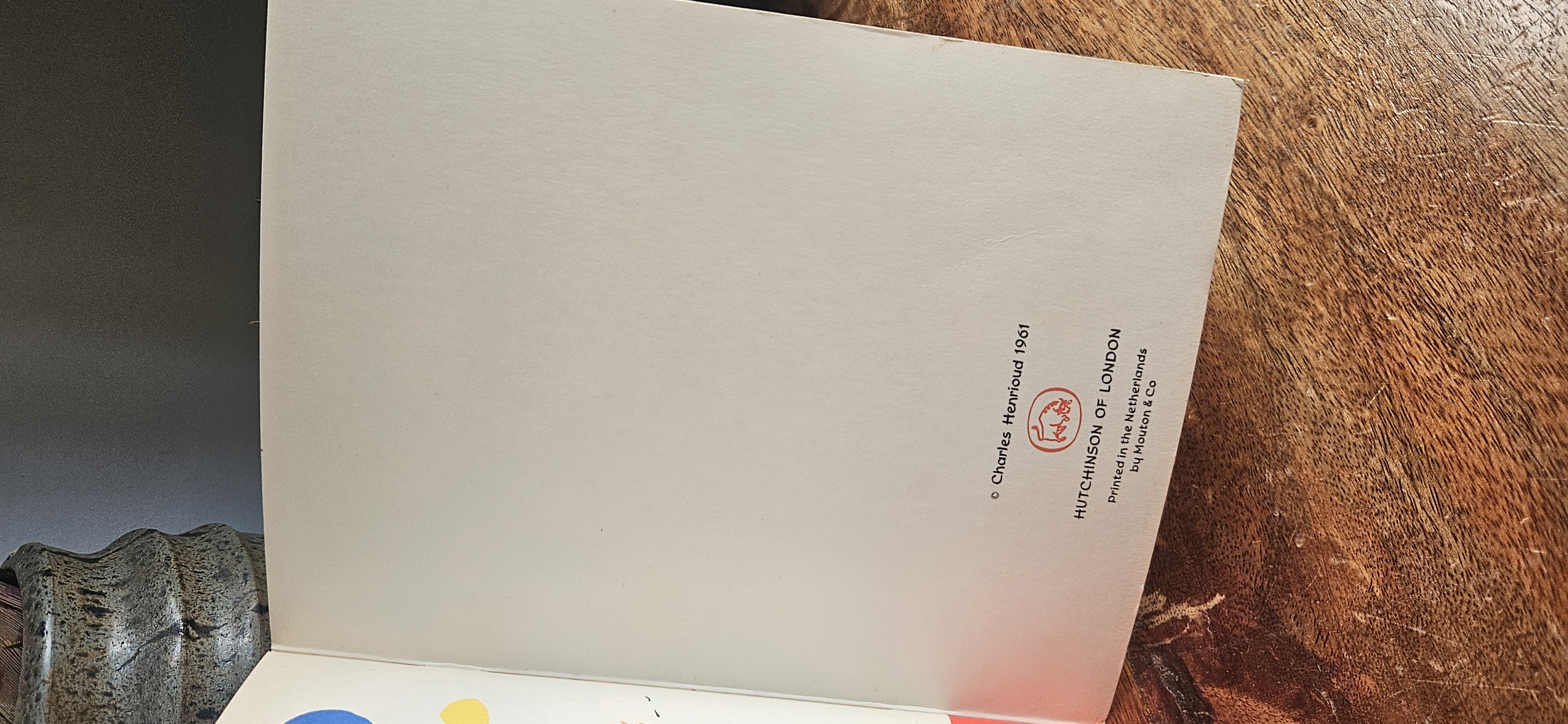 The Four Seasons - Les  Quatre Saisons Children's Book 1961