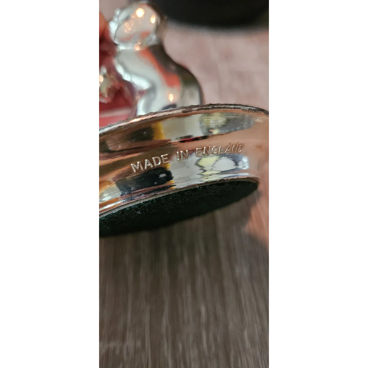 Silver plated Elephant ring holder