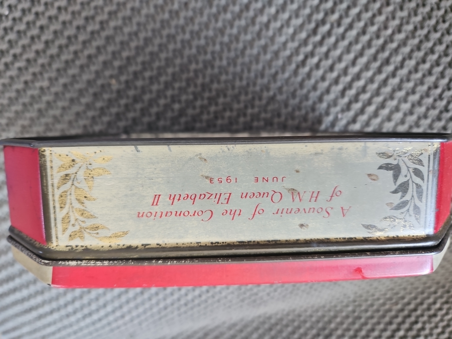 Vintage Queen Elizabeth Coronation Tin