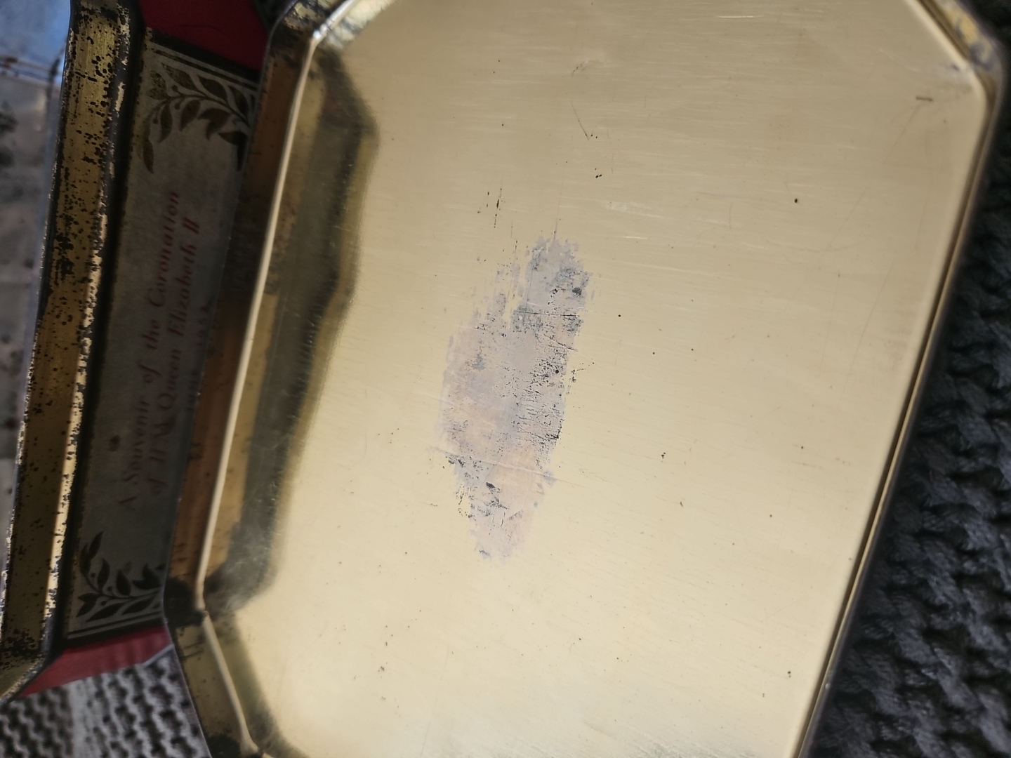 Vintage Queen Elizabeth Coronation Tin