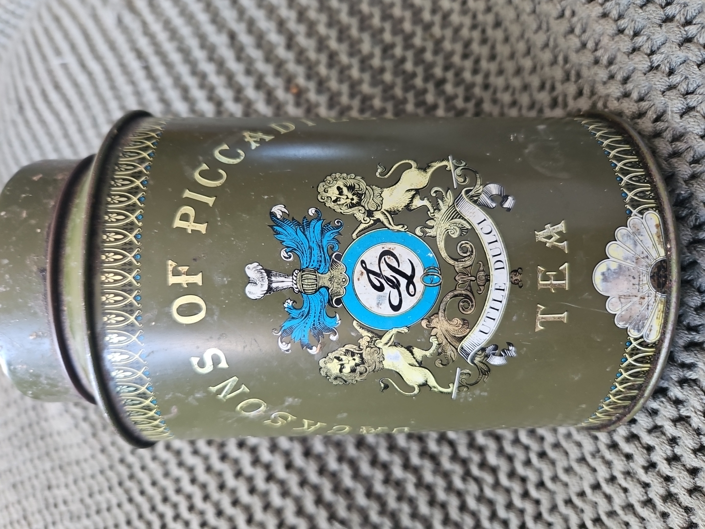 Vintage Jacksons of Piccadilly Tea tin