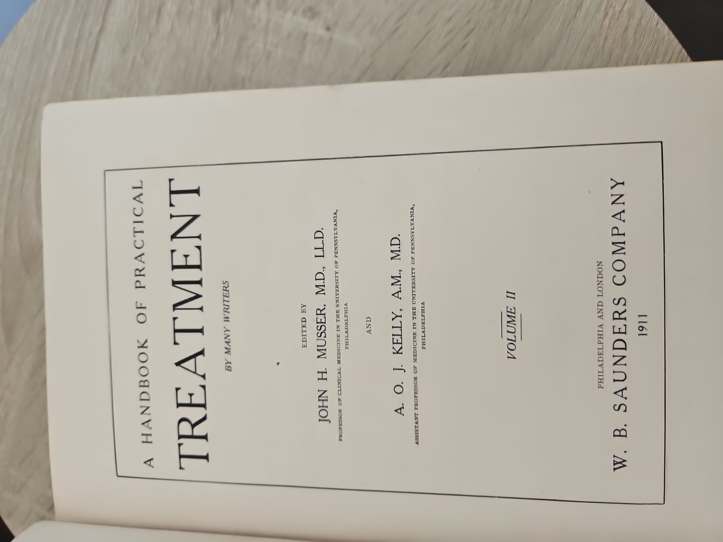 Vintage Medical books by Musser and Kelly