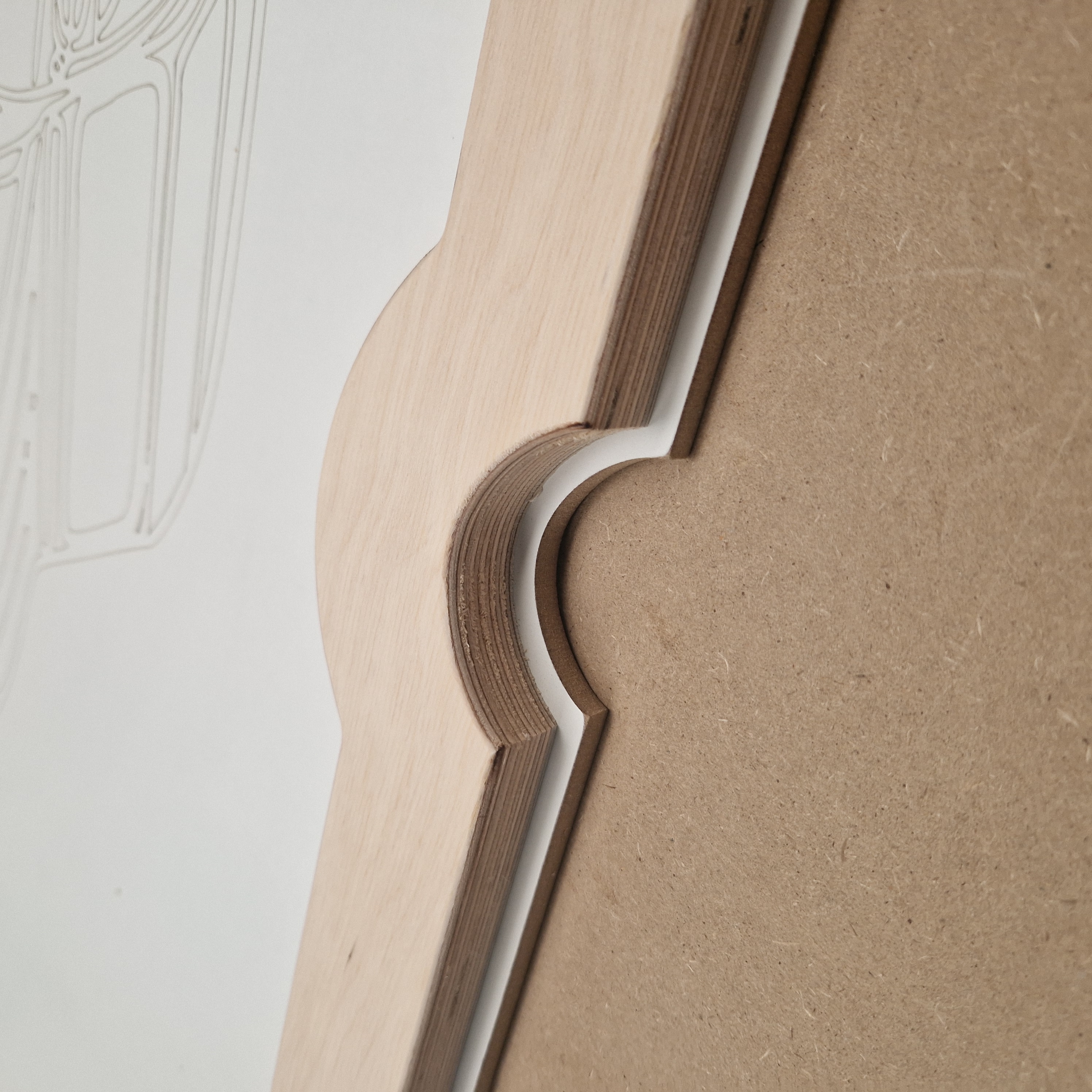 Citroen 2CV boot panel