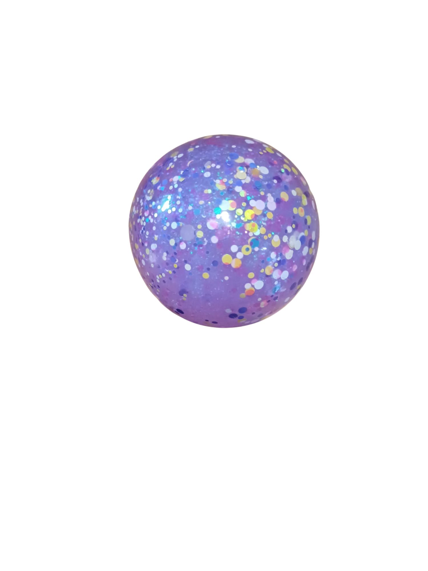 Glitter squeeze ball
