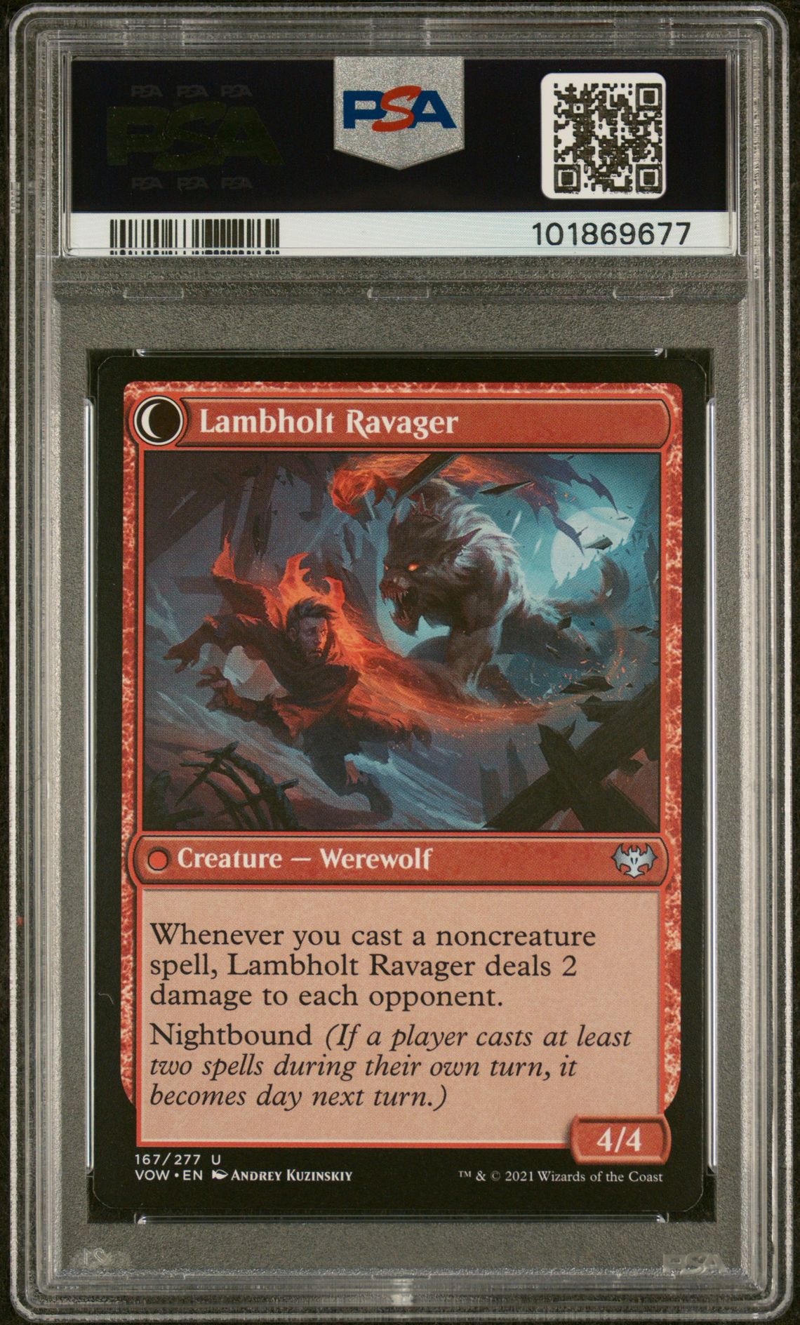2021 Magic The Gathering Lambholt Raconteur/Ravager Crimson Vow