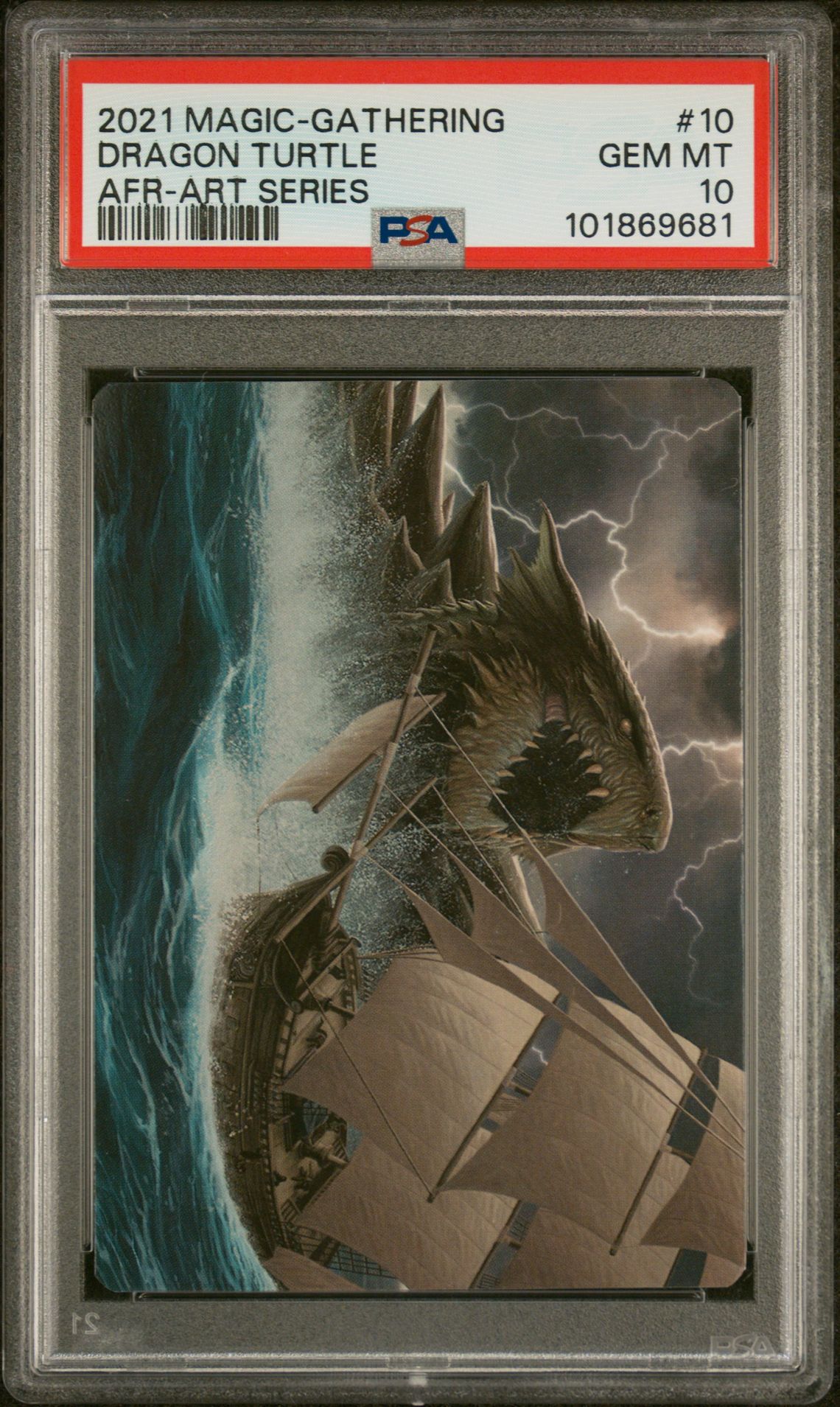 2021 Magic The Gathering Dragon Turtle Full Art