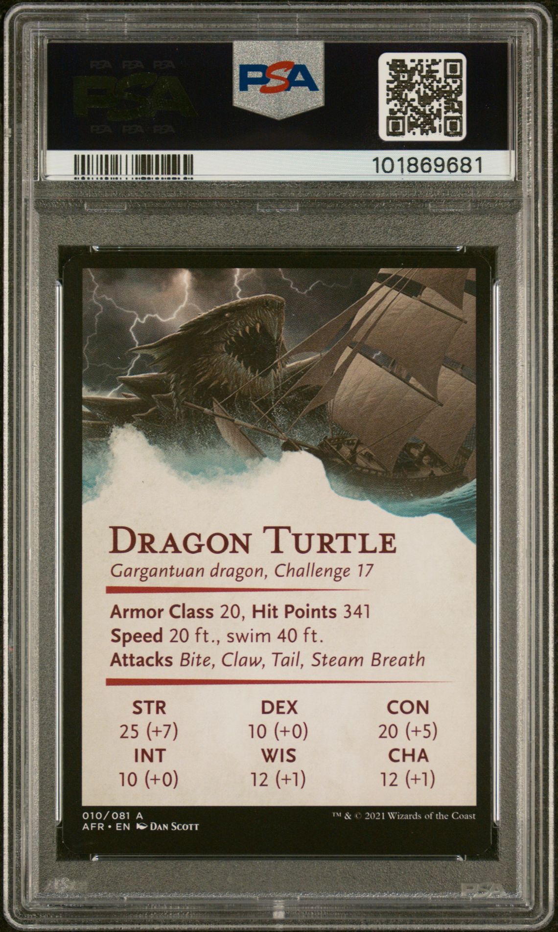 2021 Magic The Gathering Dragon Turtle Full Art