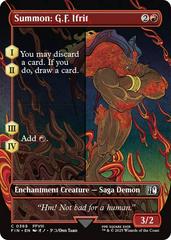 Summon: G.F. Ifrit Borderless 369 MTG Final Fantasy