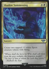 Shadow Summoning 226 MTG Lord of the Rings