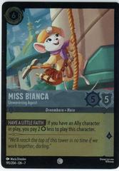 Miss Bianca - Unwavering Agent Foil 195/204 Disney Lorcana Archazia's Island