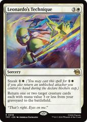 Leonardo's Technique 18 MTG Teenage Mutant Ninja Turtles