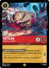 Ratigan - Nefarious Criminal 143/204 Disney Lorcana Archazia's Island