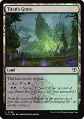 Titan's Grave 266 MTG Secrets of Strixhaven
