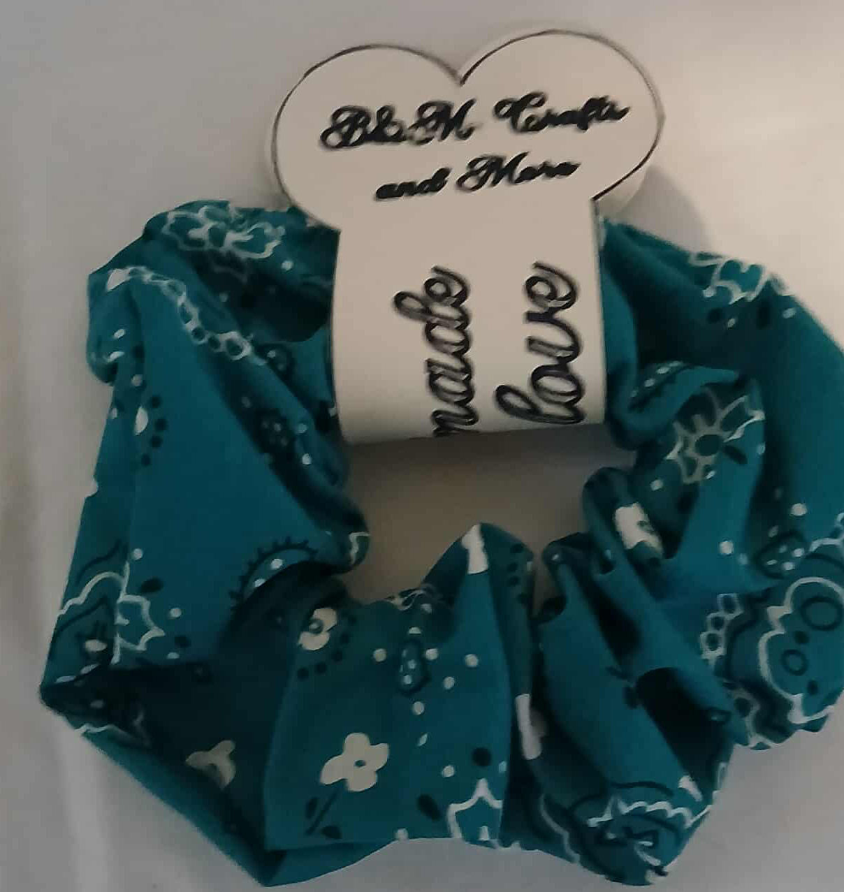 Teal Scrunchie