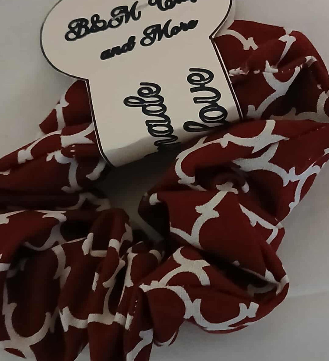 Burgundy Scrunchie