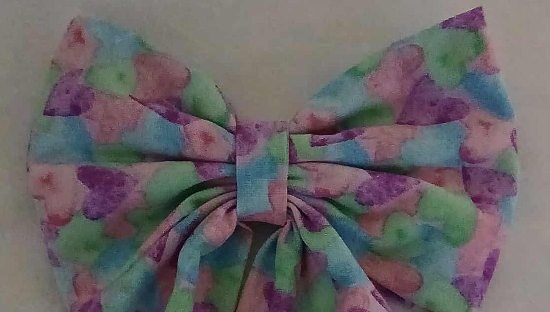 Heart Dog Bow
