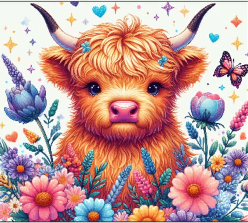 Highland Cow Tumbler