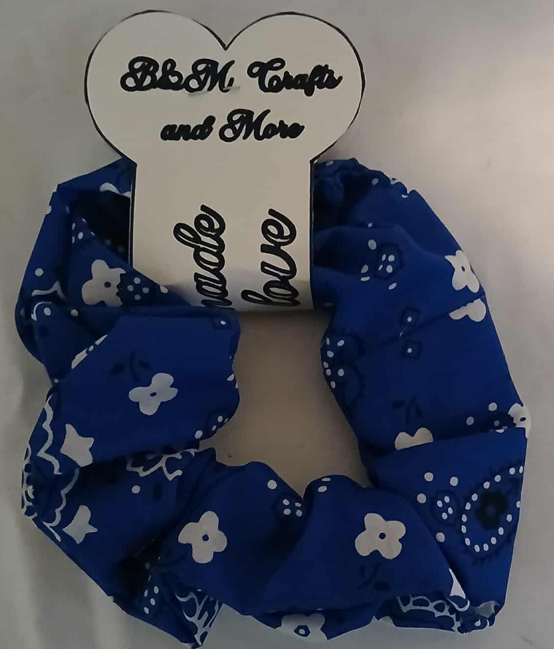 Blue Scrunchie