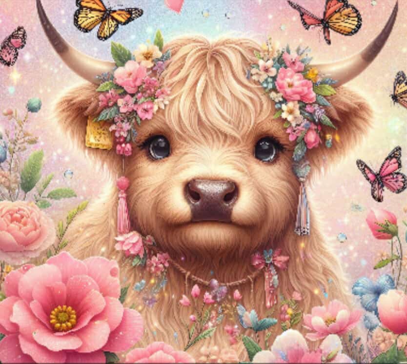 Highland Cows Car Coasters